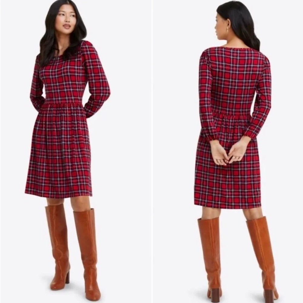 Draper James Angie Plaid new dress size small